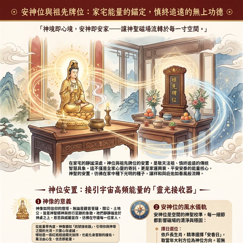 安神位與祖先牌位